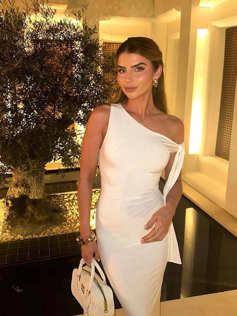 Μάξι φόρεμα Kylie με κόμπο