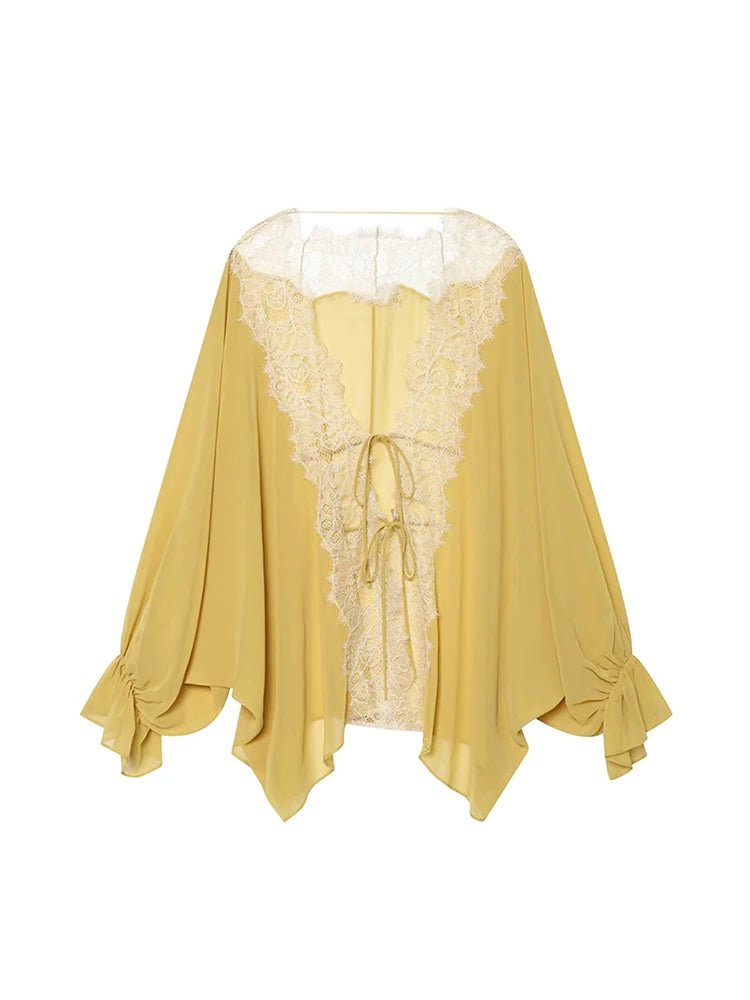 Lisa Lace Patchwork Blouse