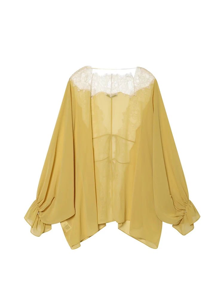 Lisa Lace Patchwork Blouse