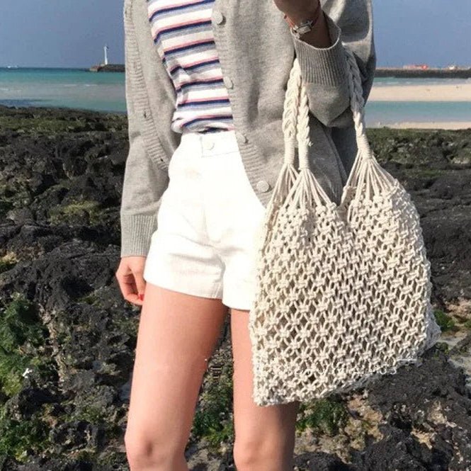 Υφασμάτινη τσάντα παραλίας tote Margot