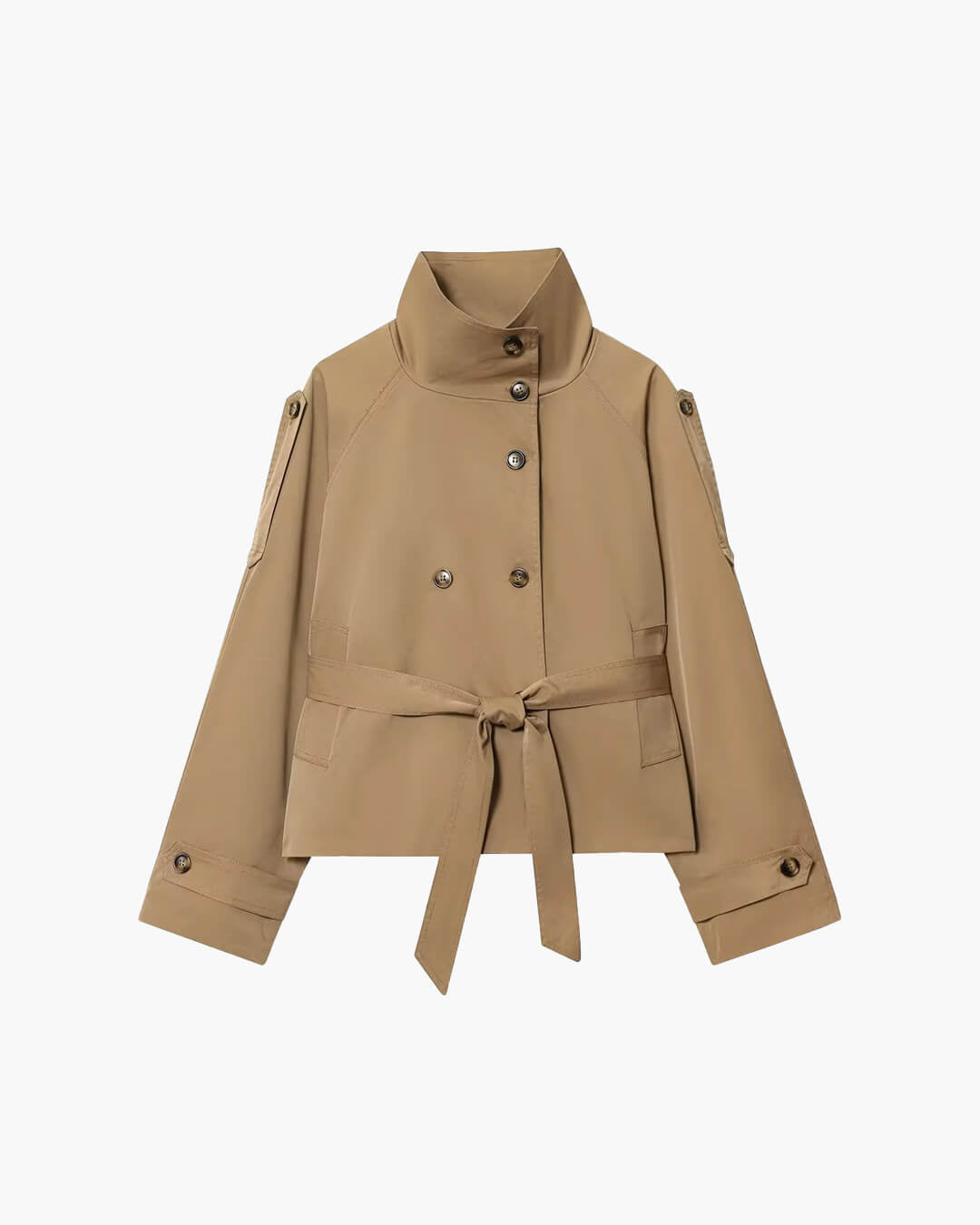 Marlene Cropped Trench Coat