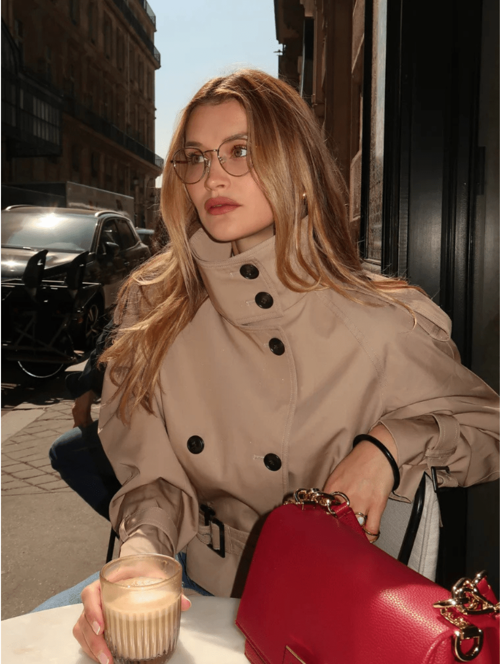 Marlene Cropped Trench Coat