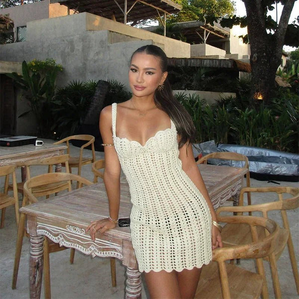 Melanie Hollow Out Backless Dress