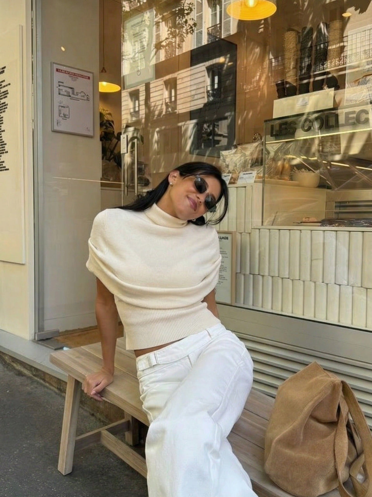 Ντραπέ τοπ από τρικό Nora