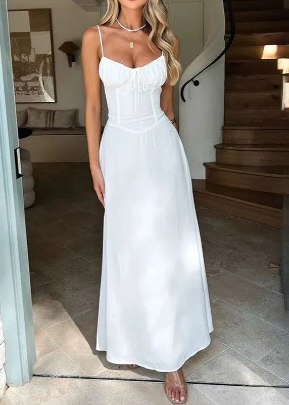 Μάξι φόρεμα Odile με κορσέ μπούστο