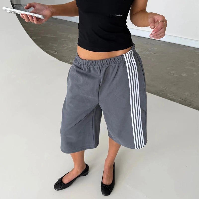 Vintage φαρδύ παντελόνι jogger Pixie τύπου βερμούδας