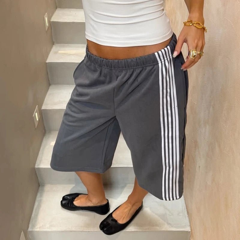 Vintage φαρδύ παντελόνι jogger Pixie τύπου βερμούδας