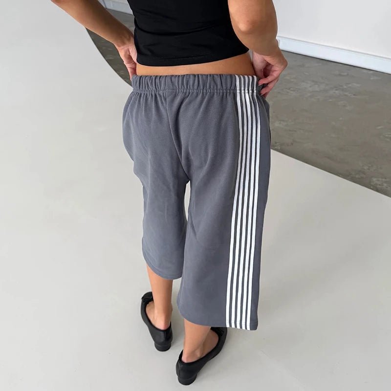 Vintage φαρδύ παντελόνι jogger Pixie τύπου βερμούδας