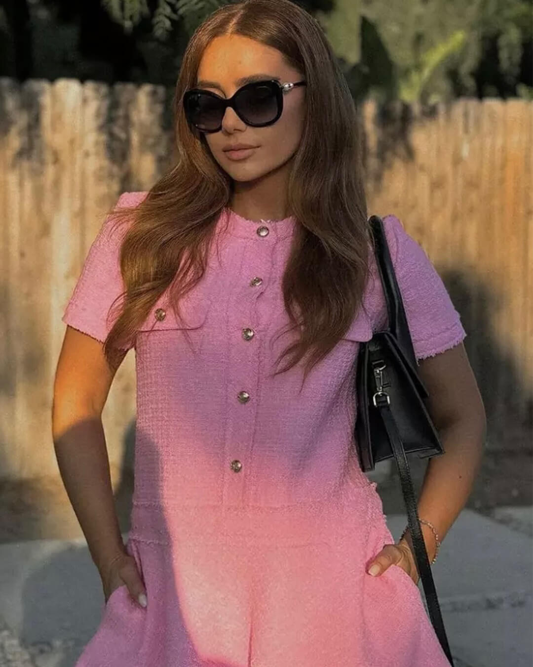 Serena Καλοκαιρινό φόρεμα σε στενή γραμμή