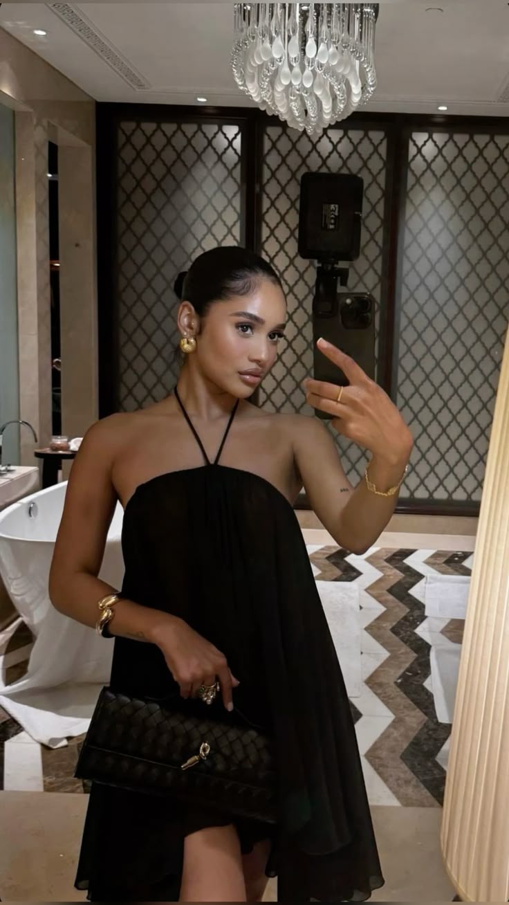 Sienna Backless Halter Mini Dress