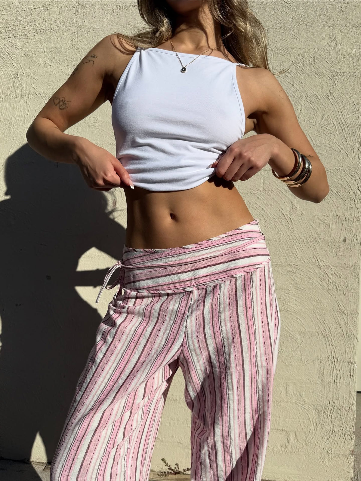 Sienna Striped Palazzo Pants