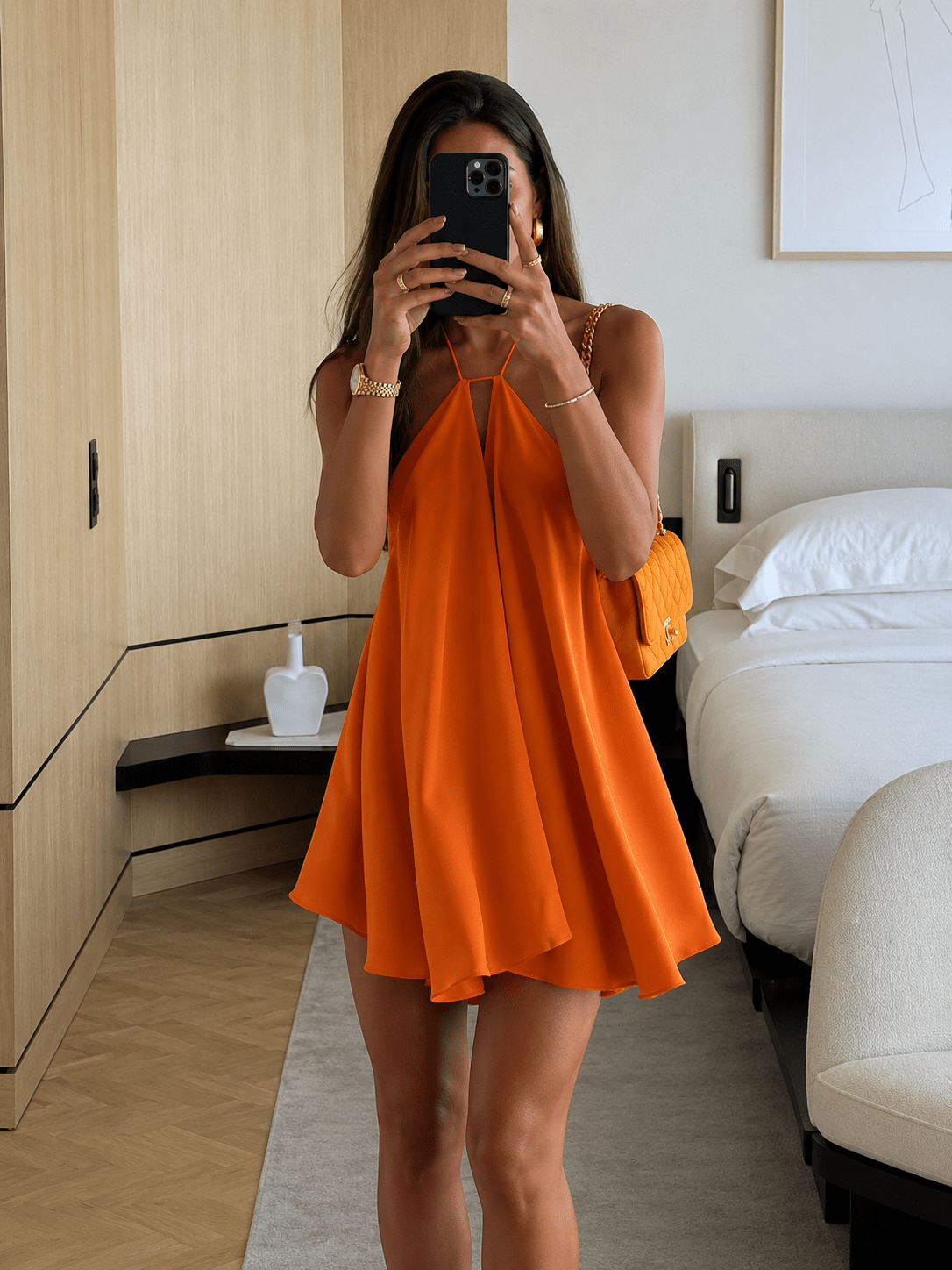 Μίνι φόρεμα halter Sophie
