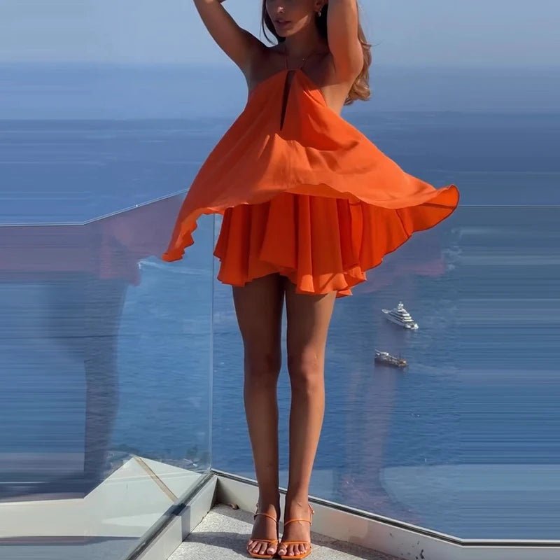Μίνι φόρεμα halter Sophie