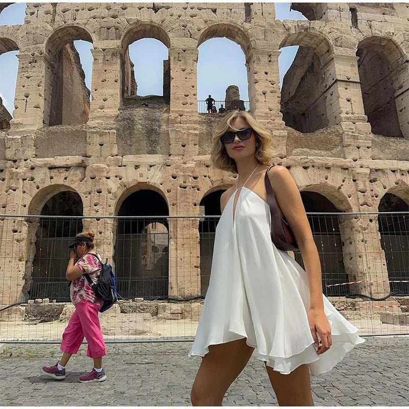 Μίνι φόρεμα halter Sophie