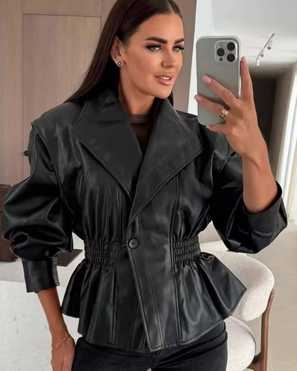 Δερμάτινο μπουφάν Stephanie