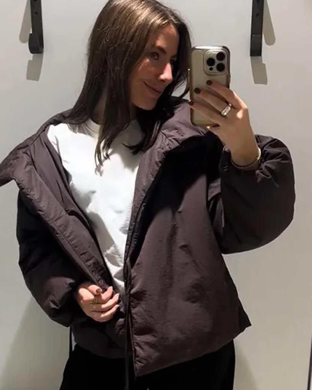 Μπουφάν puffer Suzy με ψηλό γιακά και δέσιμο