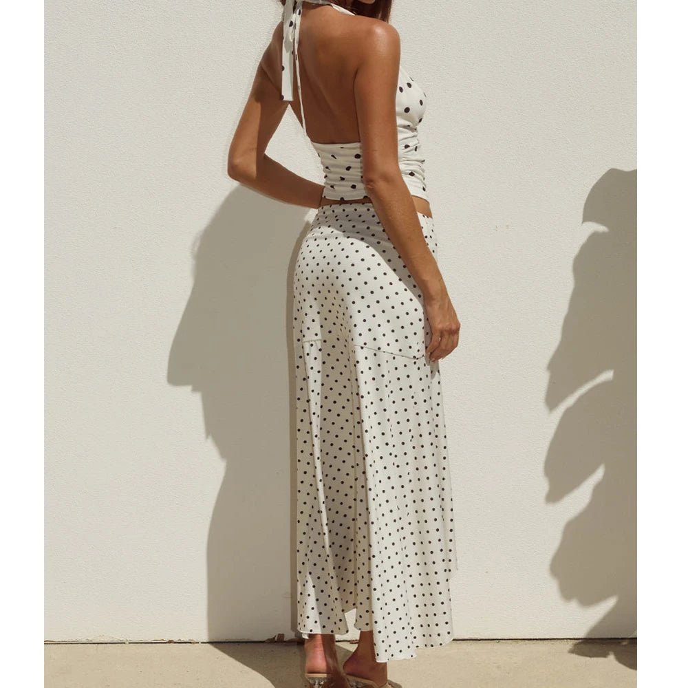 Sylvia Polka Dot Two-Piece Set