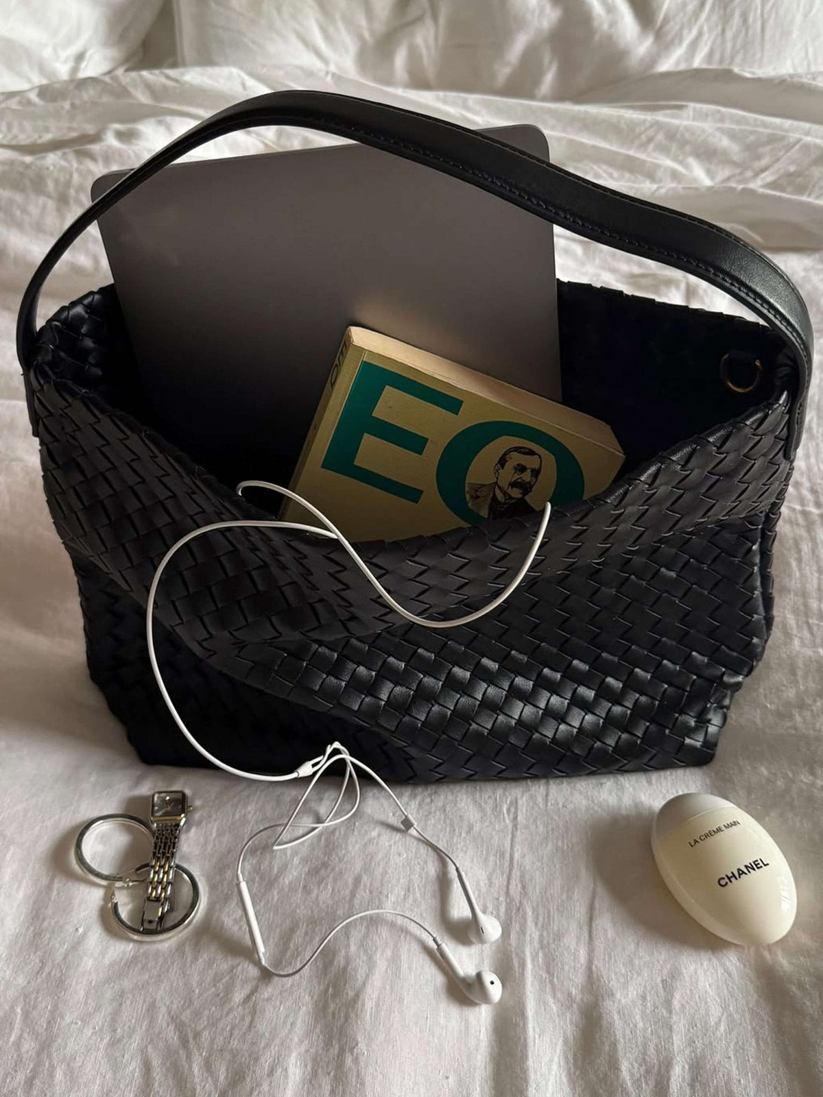 Sylvia Πλεκτή tote τσάντα