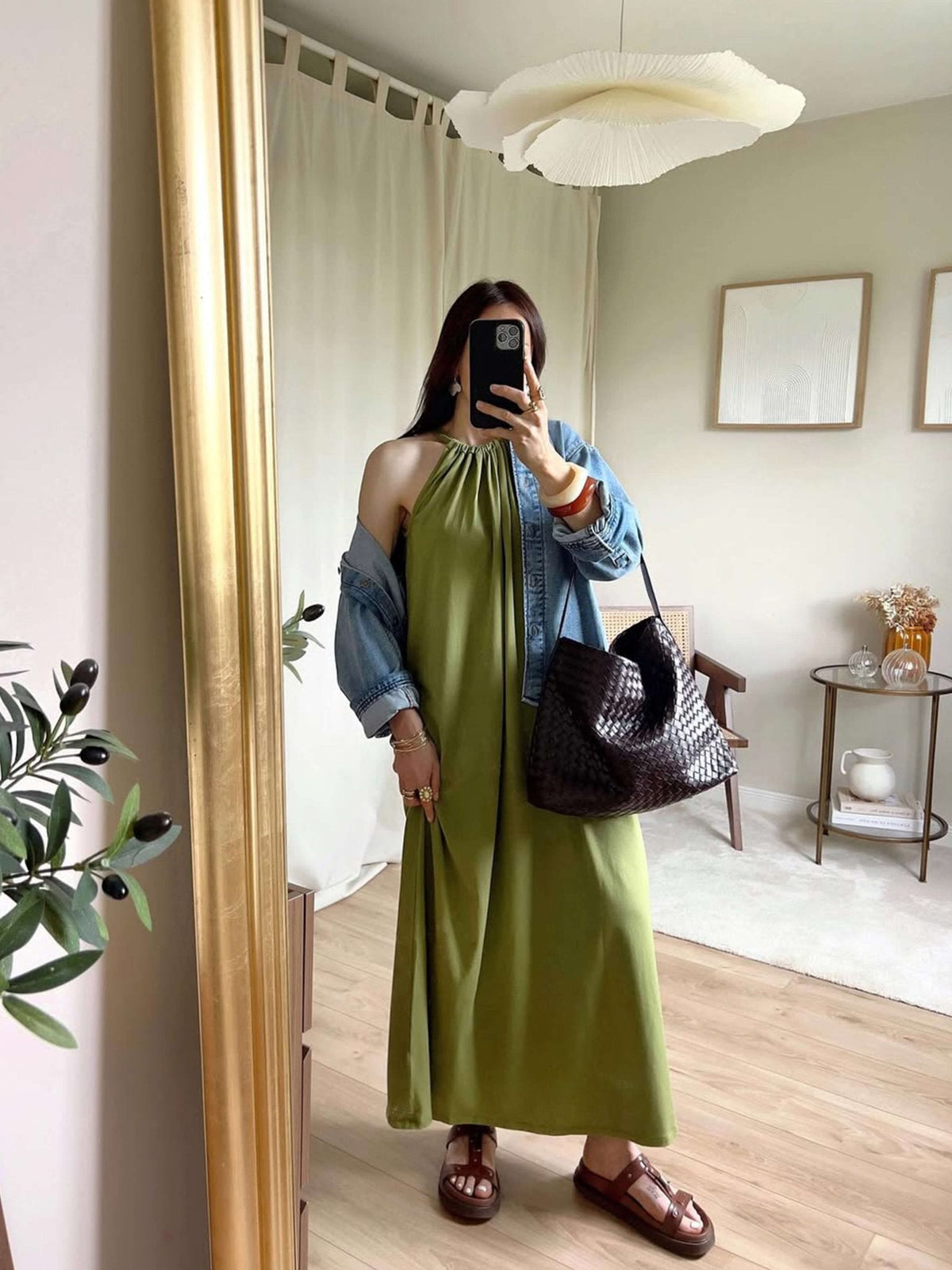 Sylvia Πλεκτή tote τσάντα