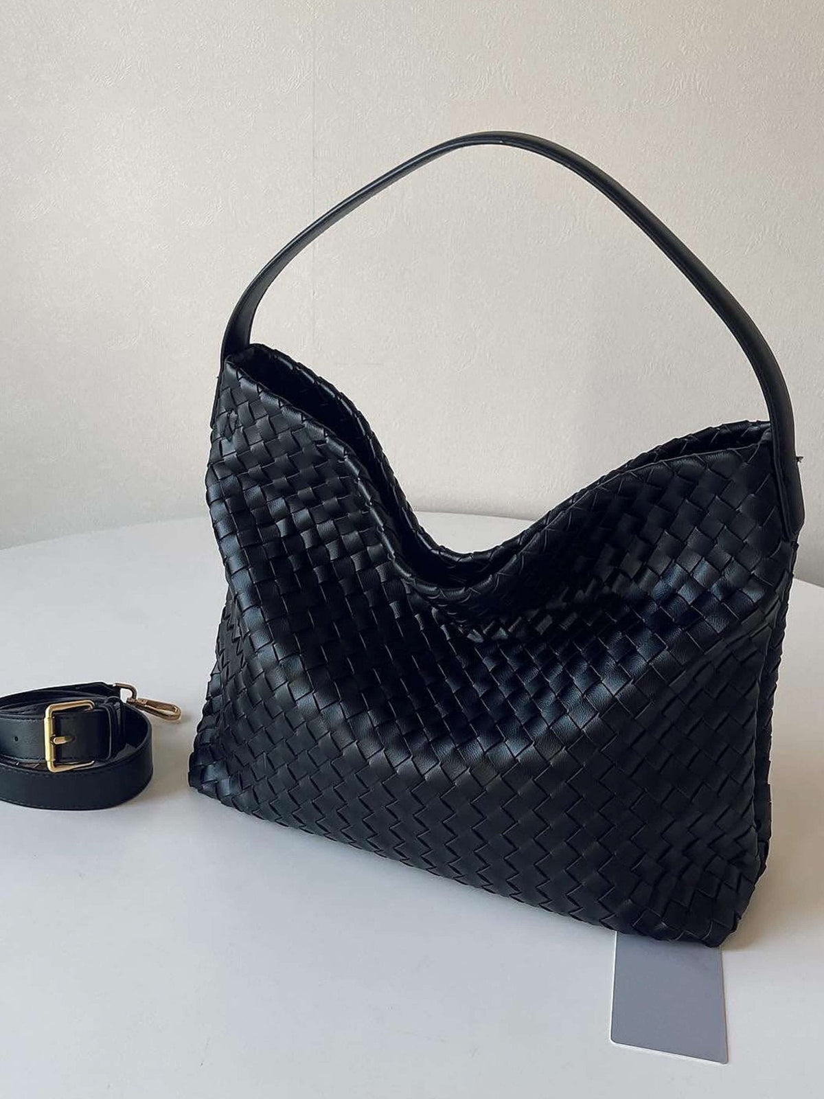 Sylvia Πλεκτή tote τσάντα