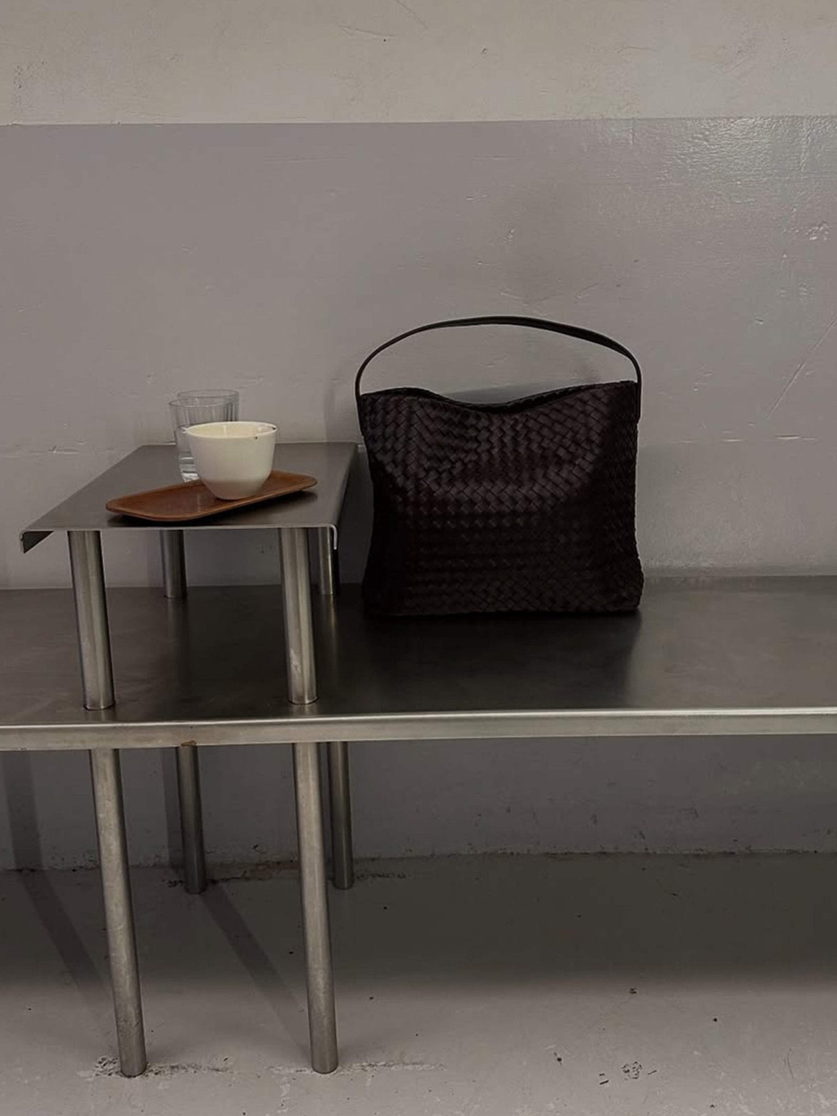 Sylvia Πλεκτή tote τσάντα