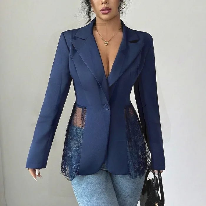 Σακάκι Taylor σε tailored γραμμή με πάνελ από δαντέλα