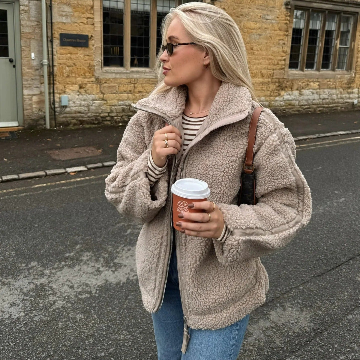 Tidy Zip Up Teddy Jacket