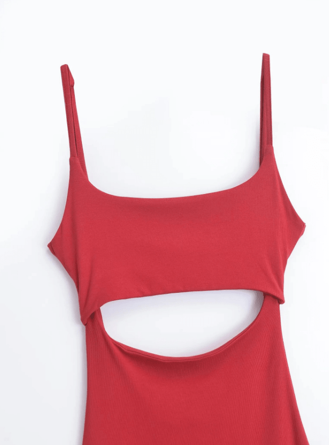 Violet Backless Sling Dress